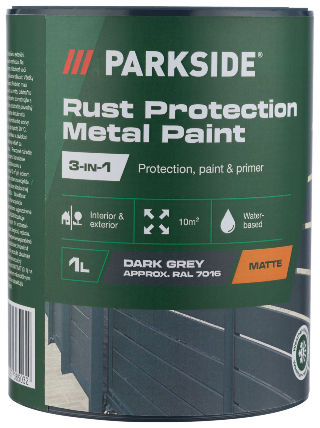 Parkside Antikorózny lak na kov
