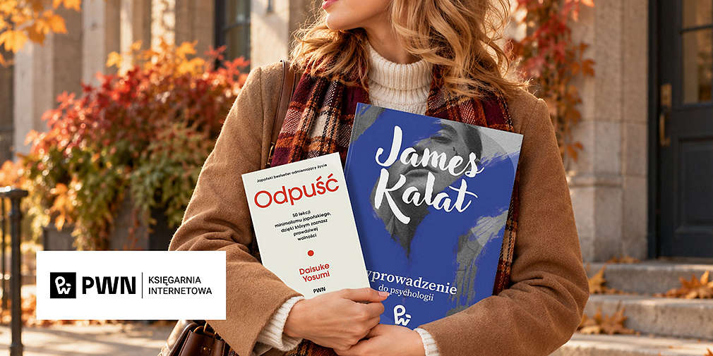 Pni trzymająca dwie książki