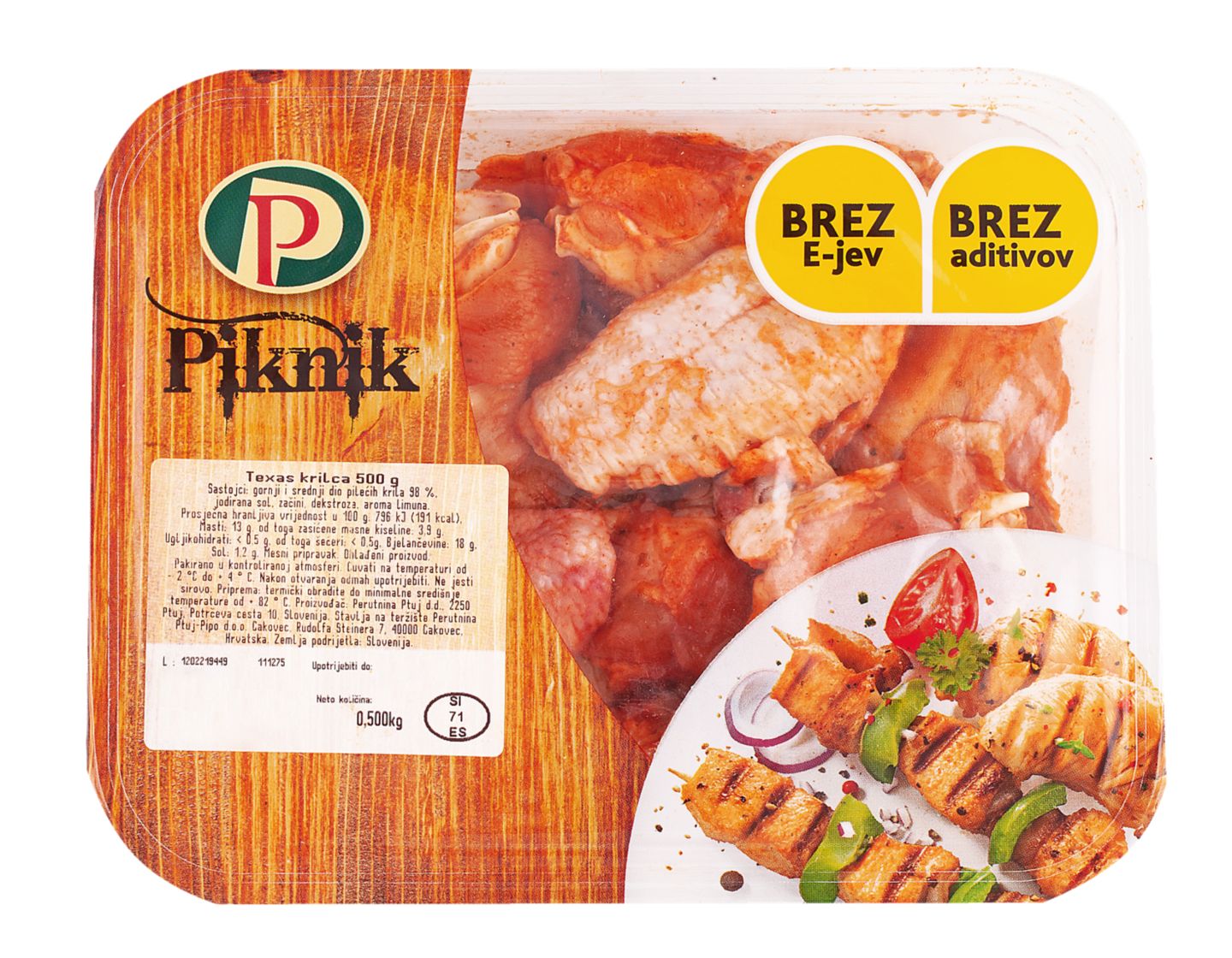 Piknik Texas krilca
MPC 2.5.2025=4,19€