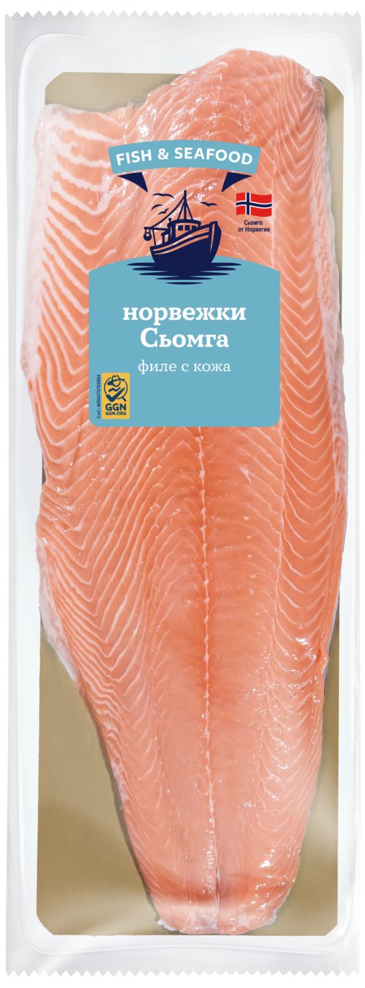 Изображение на Сьомга филе С-трим