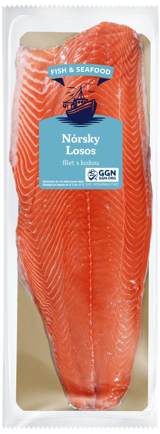 Losos nórsky fileta s kožou