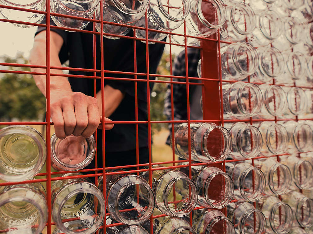 Detail konstrukce skleníku