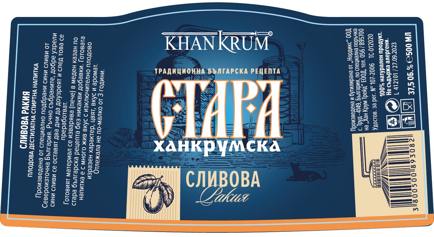 Изображение на Стара Ханкрумска Ракия
различни видове
