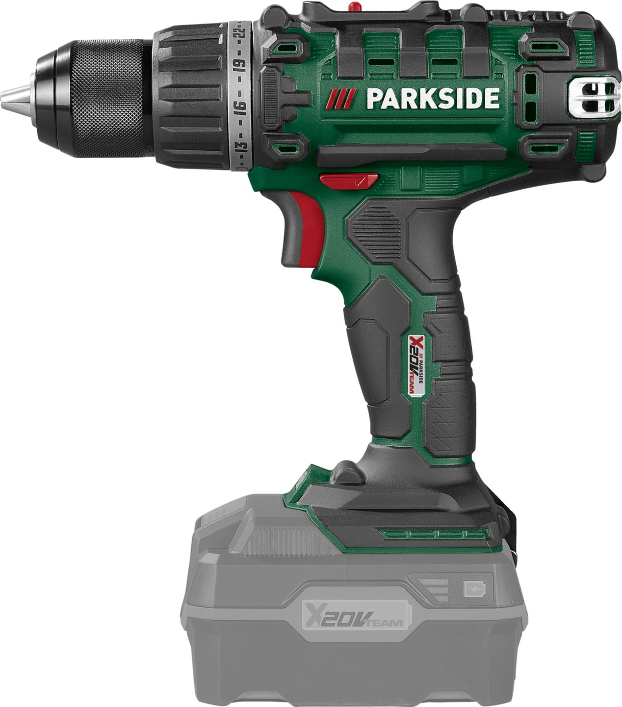 PARKSIDE Aku vrtací šroubovák
20 V PABS 20-Li G8