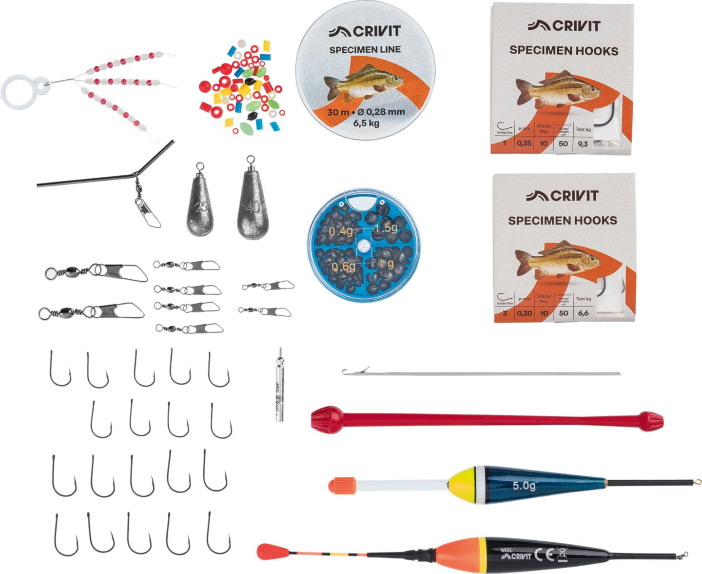 CRIVIT® Posen-Grundangelbox »Karpfen/Aal«
