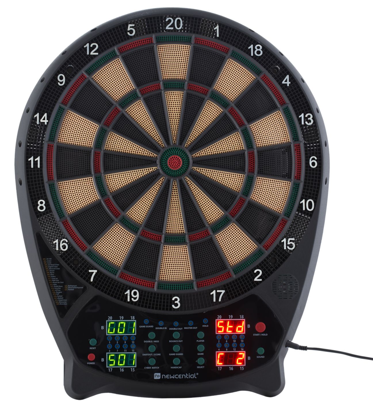 Elektronický terč červeno/béžový