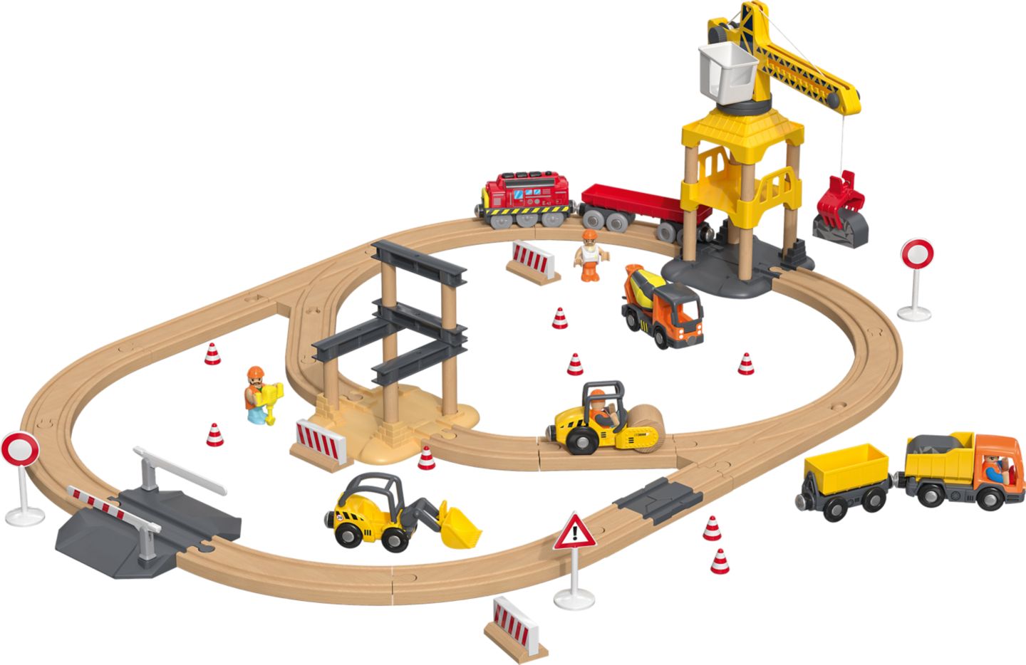 KIDLAND® Eisenbahn-Set »Baustelle«