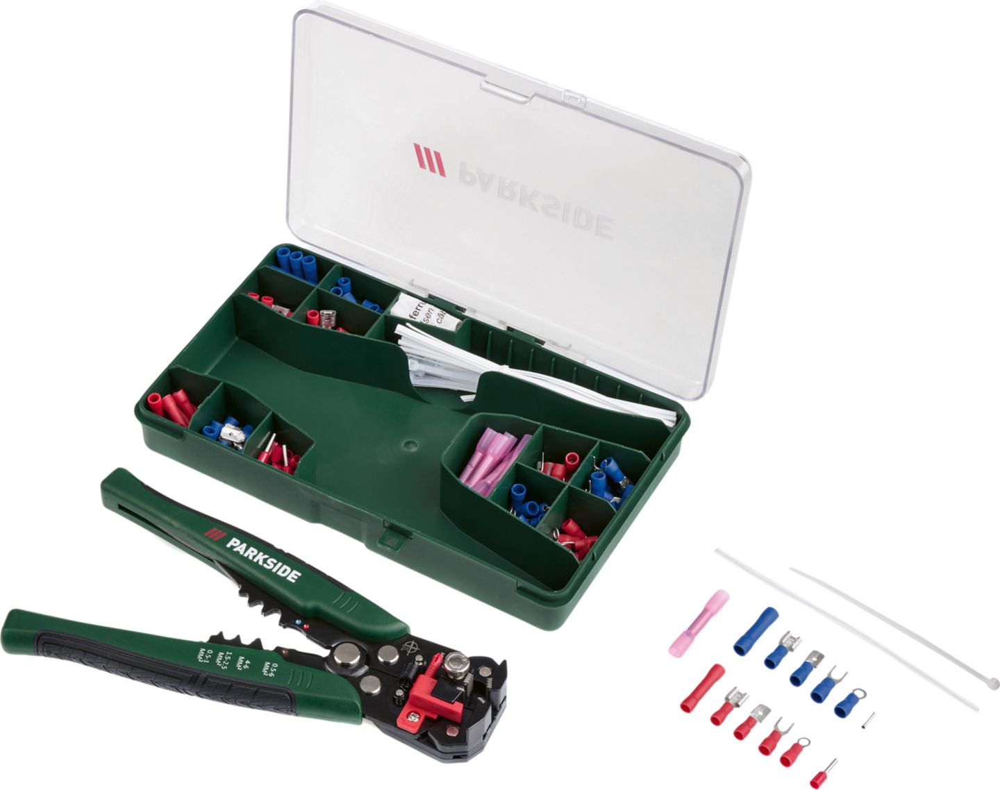 PARKSIDE® Automatik-Abisolier- und Crimpzangen-Set