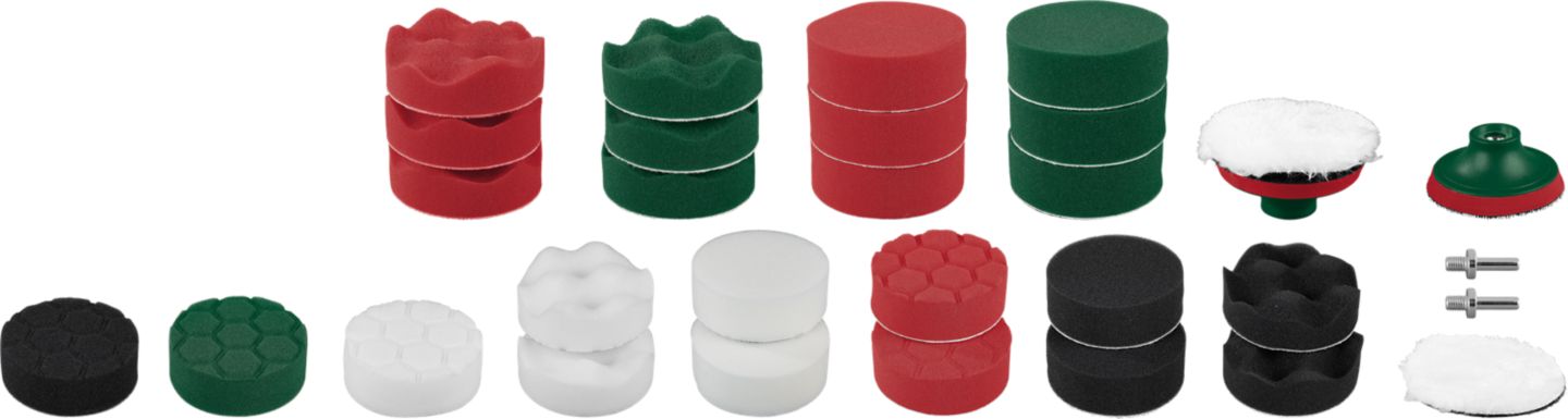 PARKSIDE® Polieraufsatz-/Schwamm-Set 