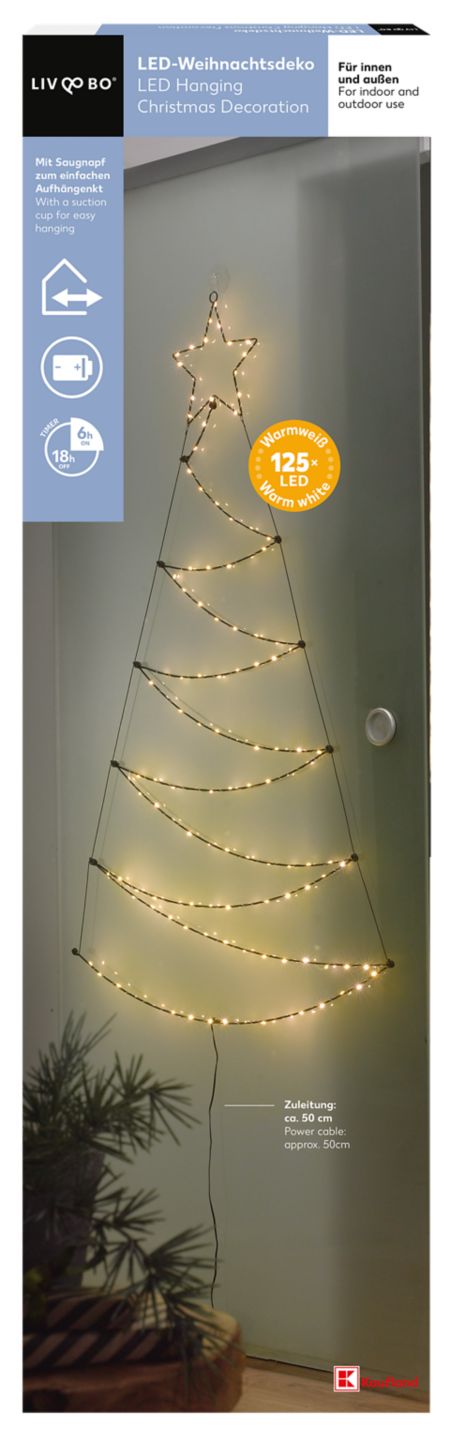 LIV&BO® LED-Deko-Beleuchtung »Weihnachtsbaum«