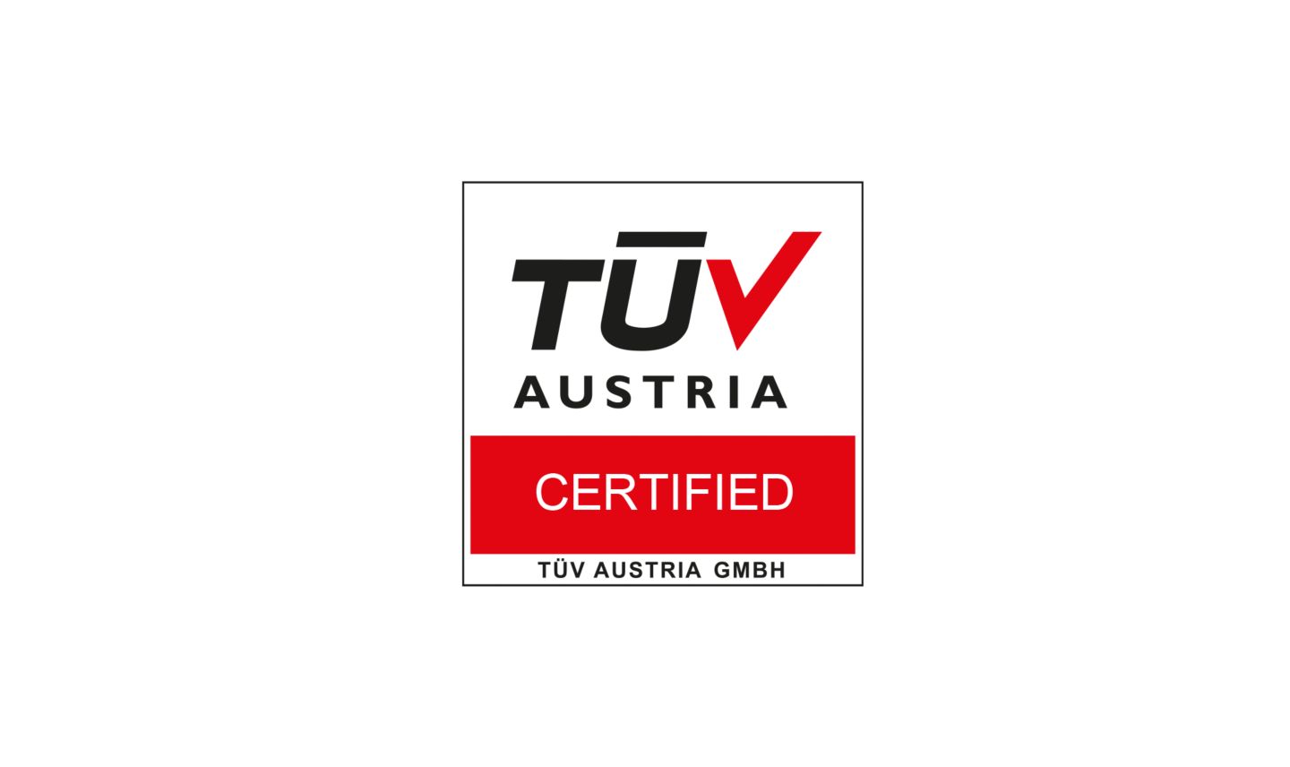 Изображение на сертификат TÜV AUSTRIA