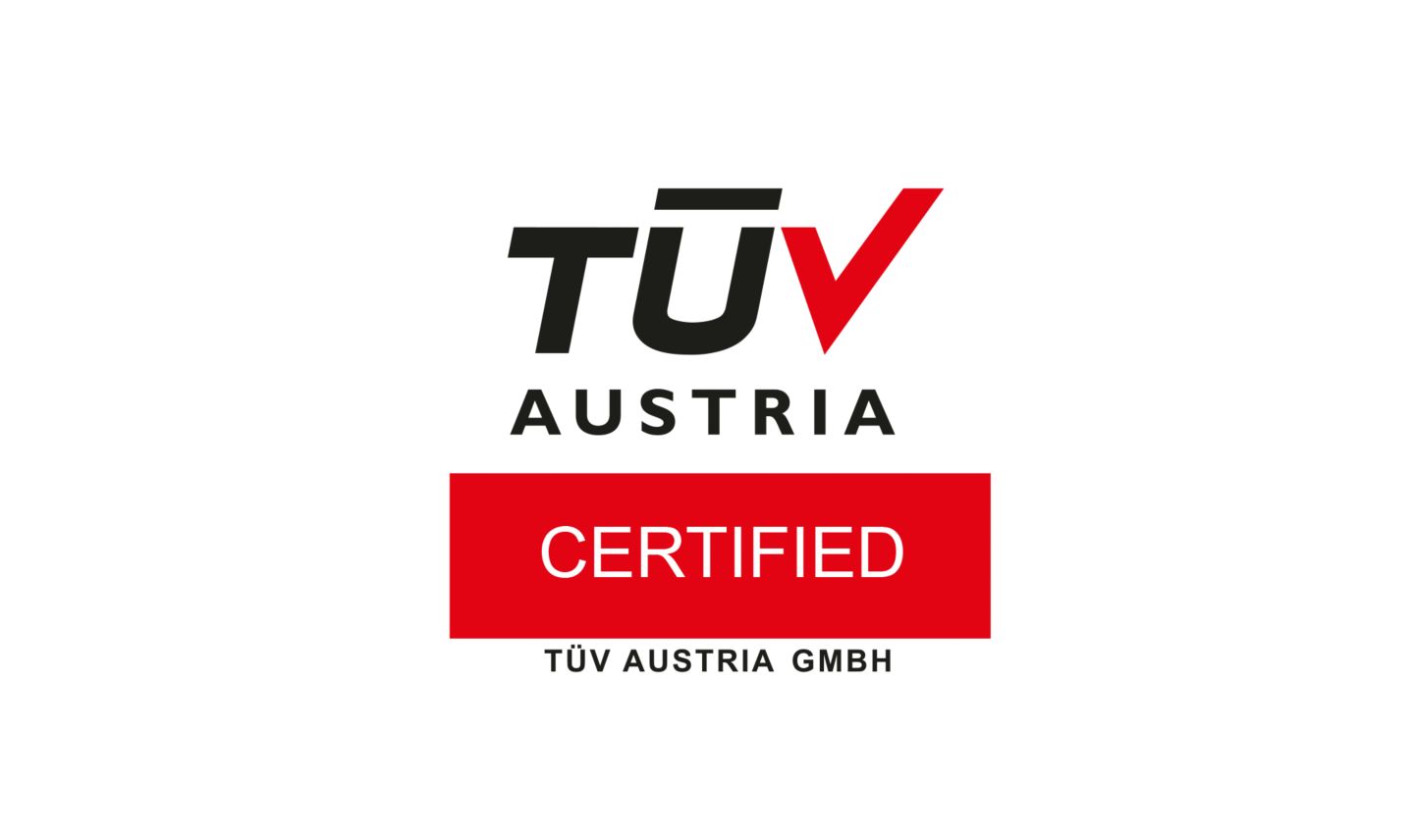 Изображение на сертификат TÜV Austria