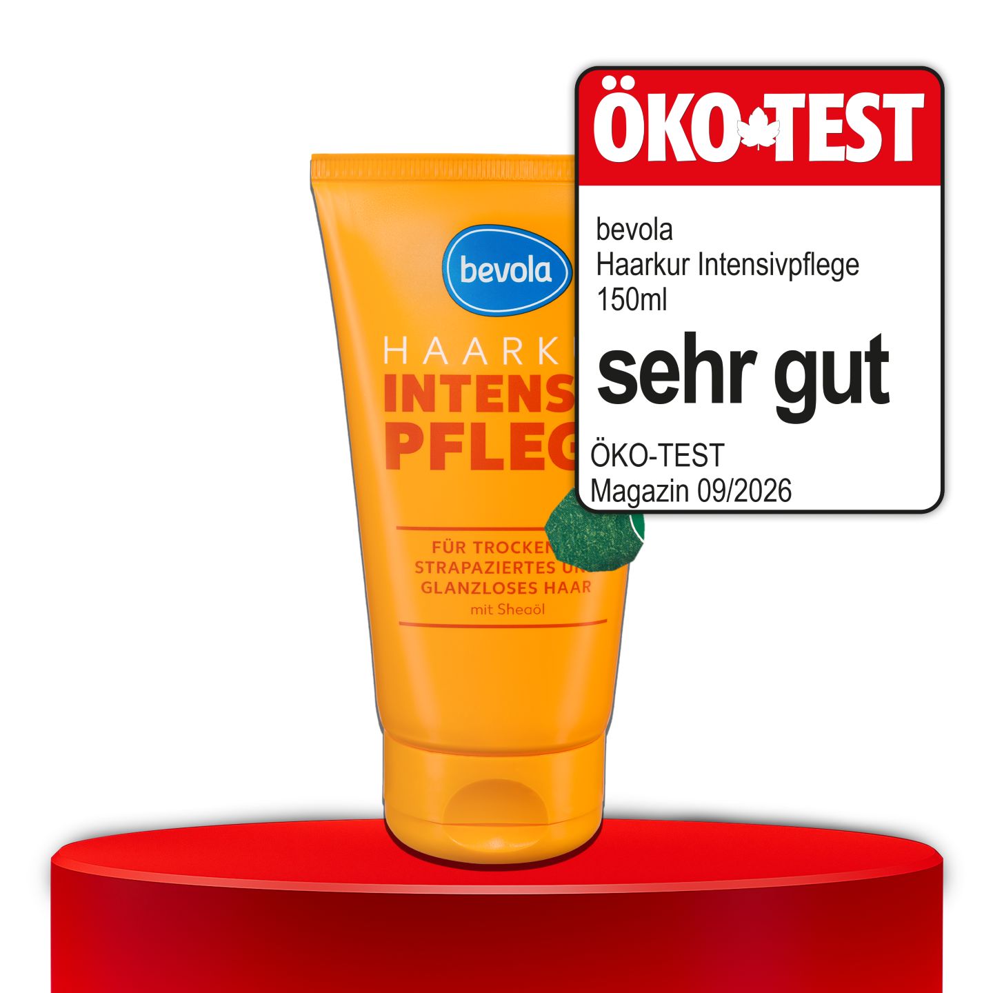 ÖKO-TEST, sehr gut, BEVOLA® Haarkur Intensivpflege, 150 ml