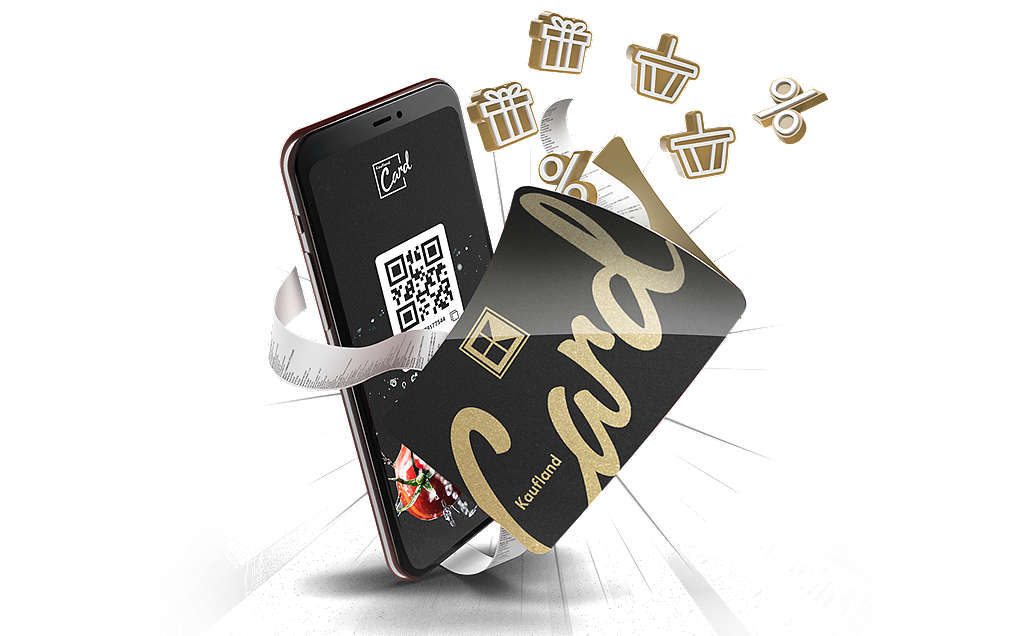 Изображение на дигитална и физическа Kaufland Card