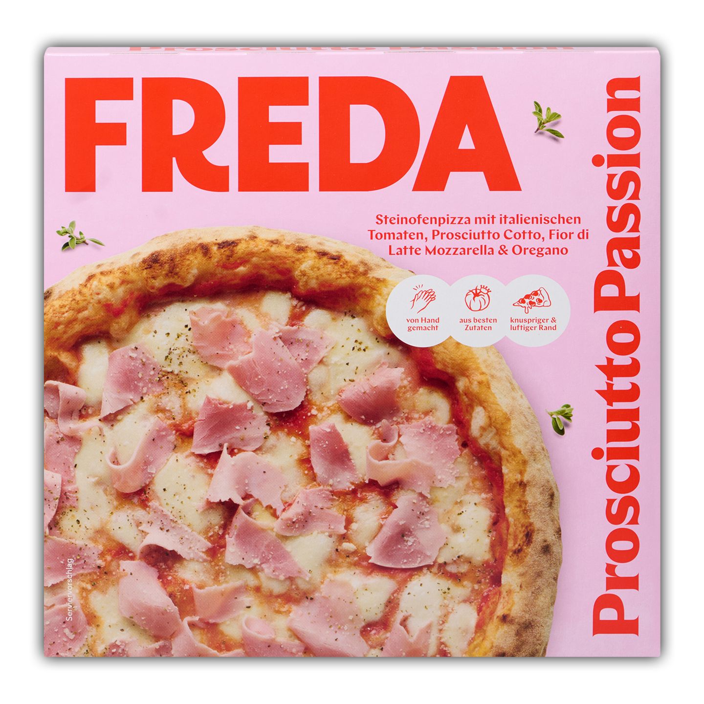 FREDA Tiefkühlpizza „Prosciutto Passion“