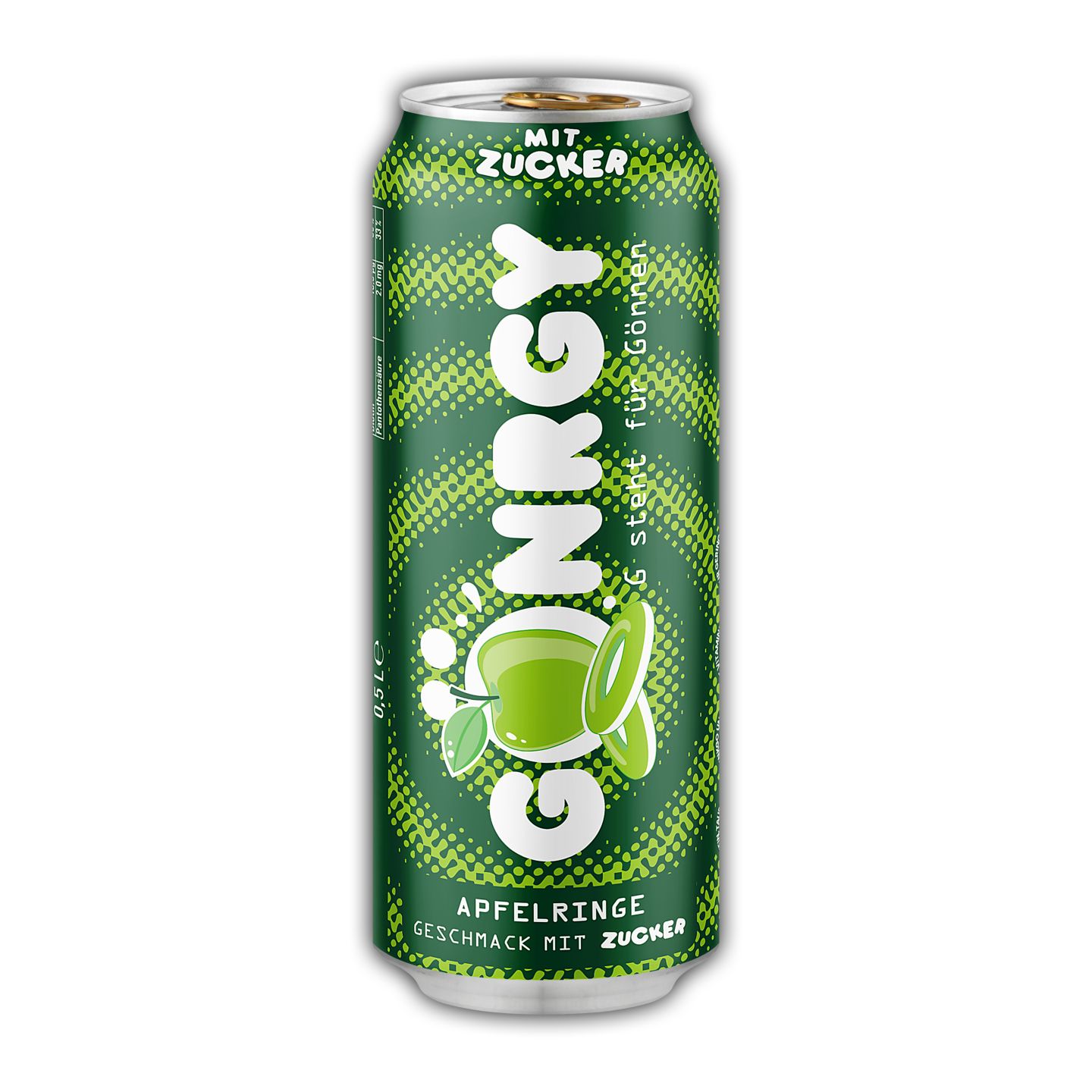 GÖNRGY Energydrink „Apfelringe mit Zucker“
