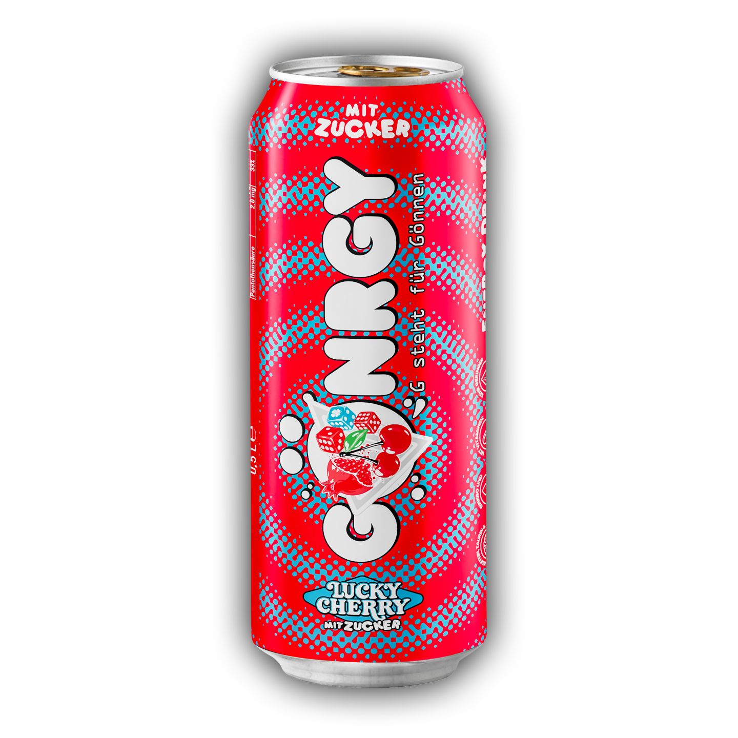 GÖNRGY Energy Drink „Lucky Cherry mit Zucker“