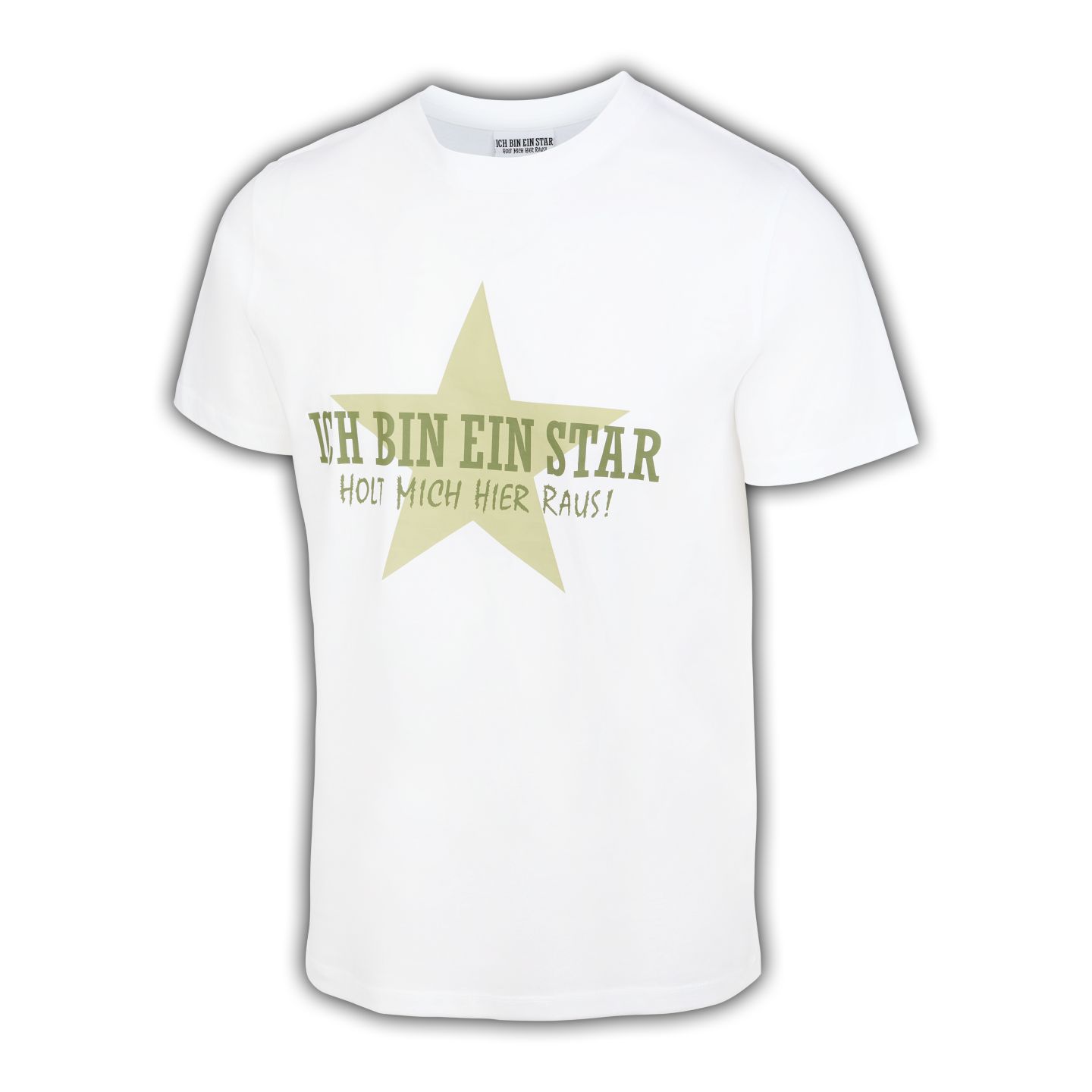 Dschungelcamp-T-Shirt Herren „weiß“