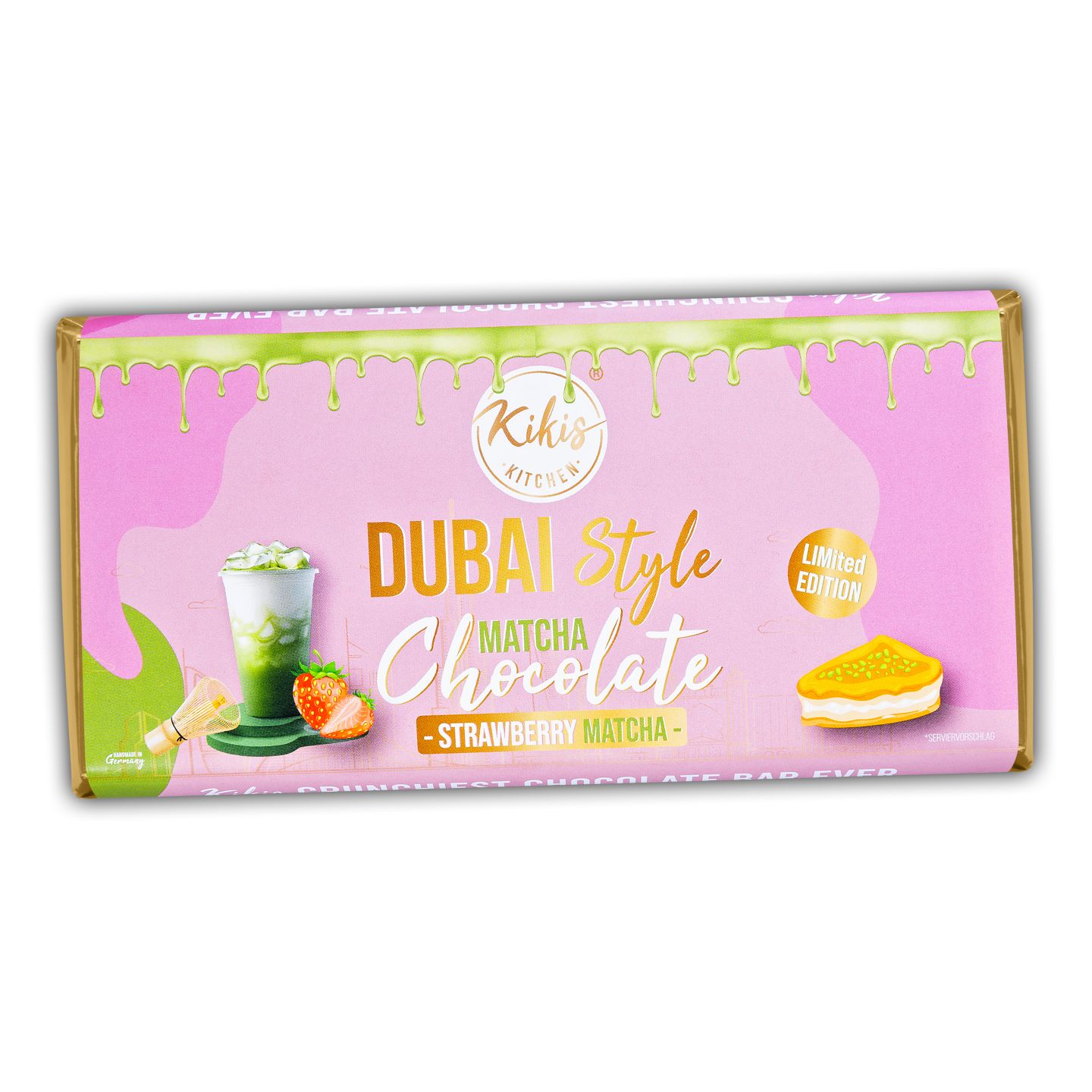 KIKIS KITCHEN Kikis Dubai Style Chocolate „Strawberry Matcha“