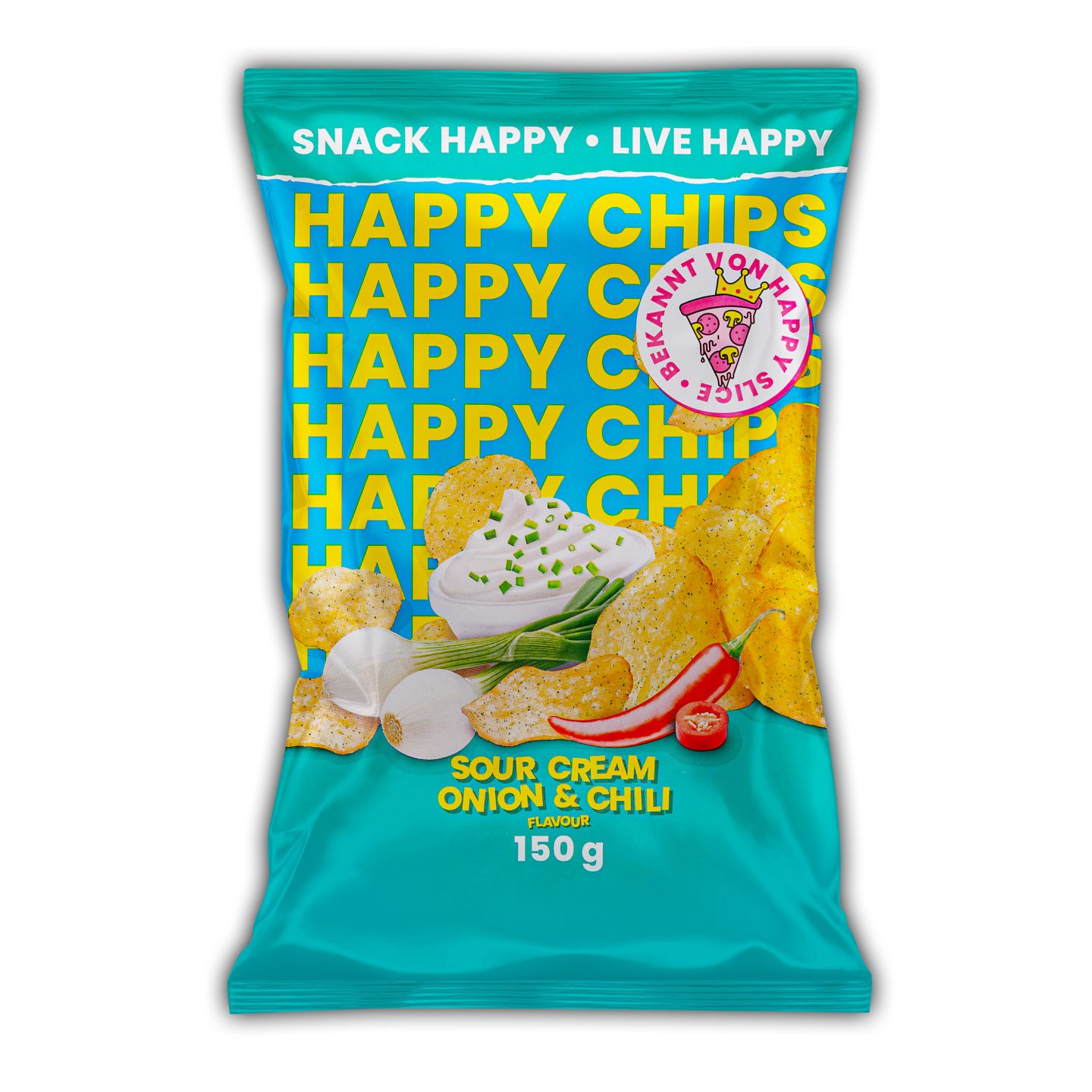 HAPPY CHIPS „Sour Cream Onion & Chili“