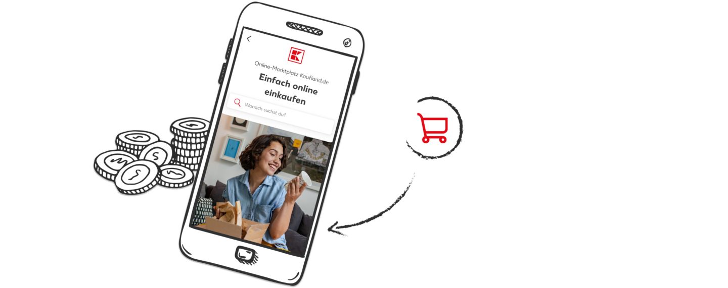 Online-Marktplatz Kaufland.de in der Kaufland-App