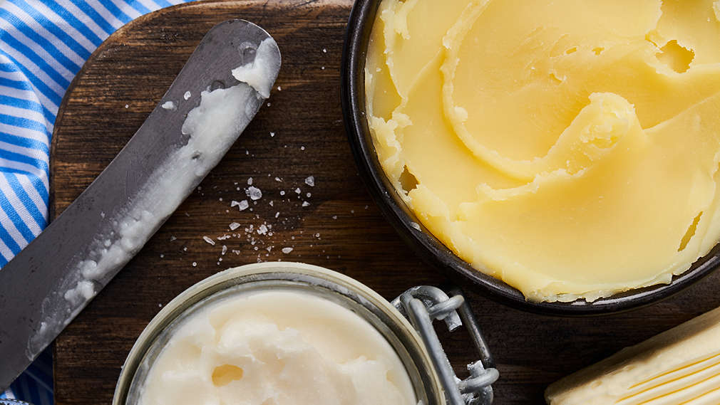 Abbildung verschiedener tierischer Fette und Öle