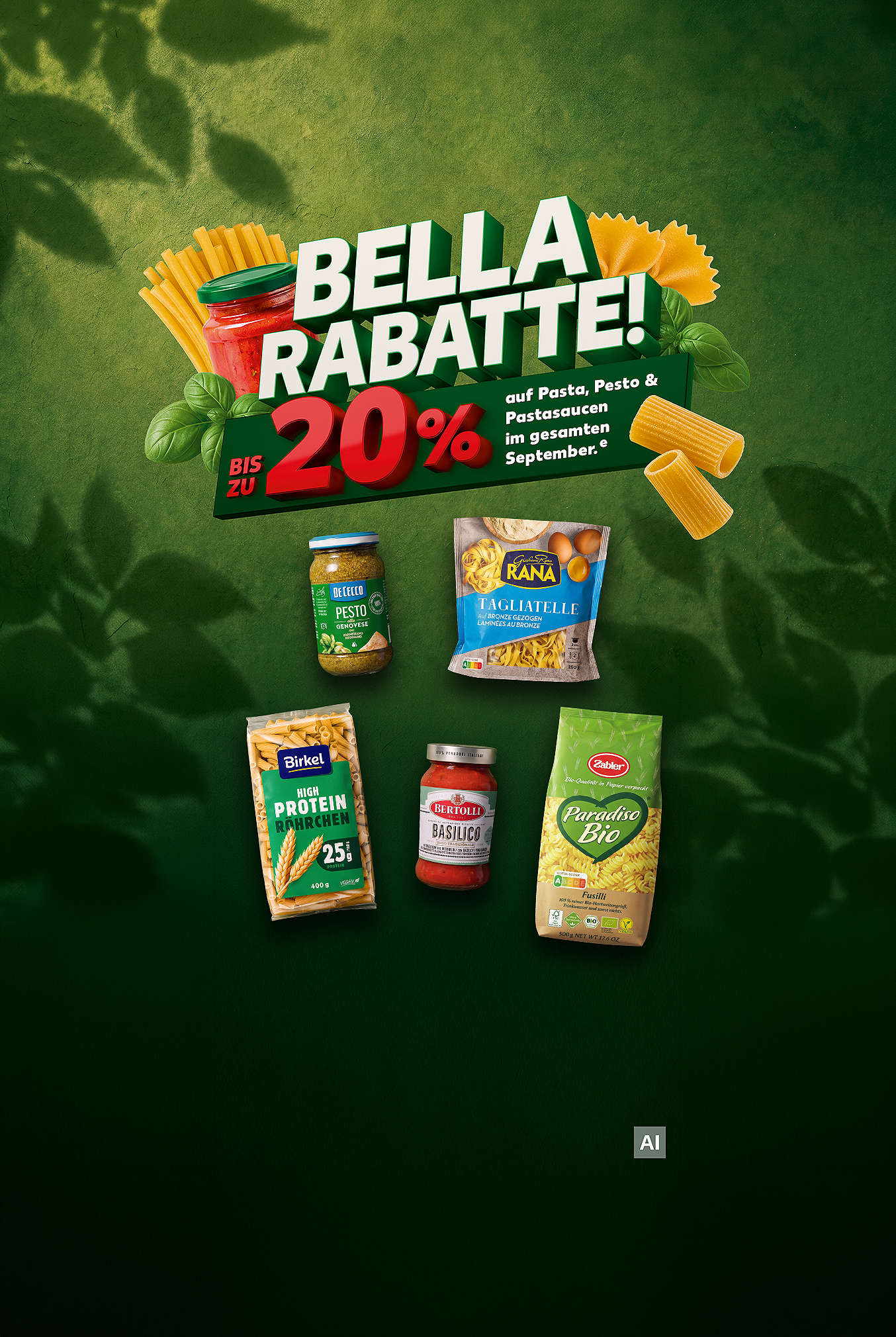 Schriftzug: Bella Rabatte