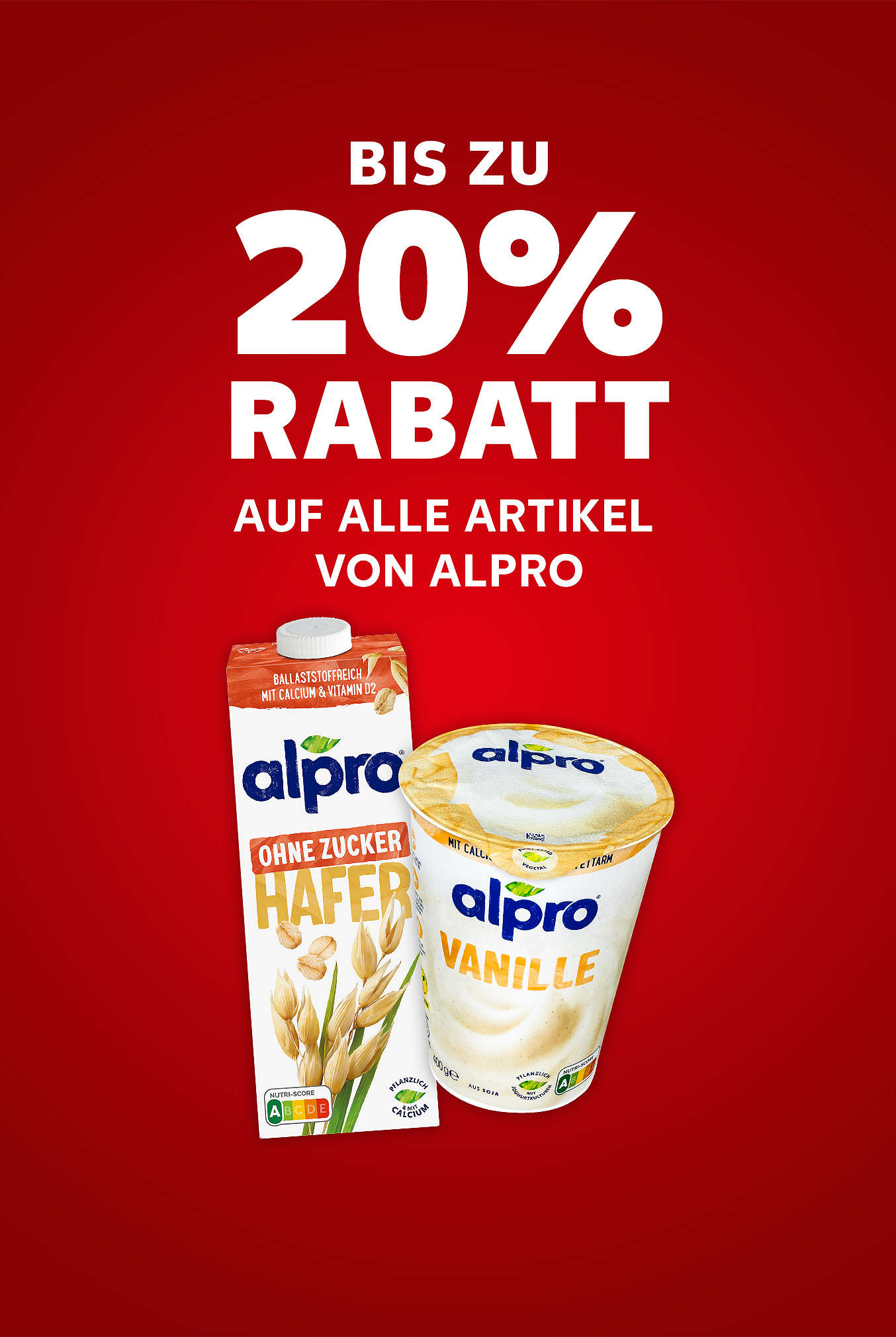 Bis zu 20 % Rabatt auf alle Artikel von ALPRO