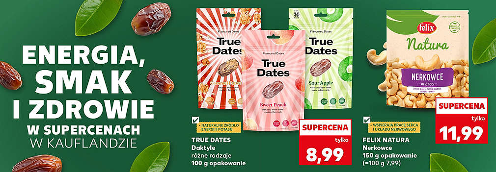 daktyle Tru Dates i orzechy nerkowca