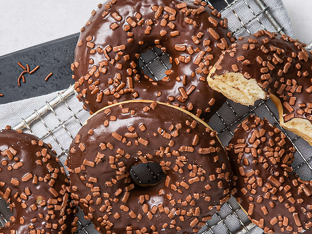 Detailný pohľad na donut