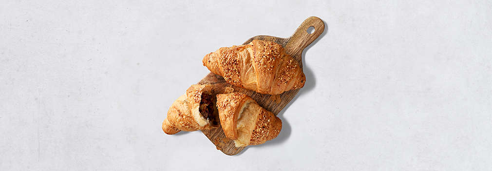 Obrázok croissantu s orechovým nugátom