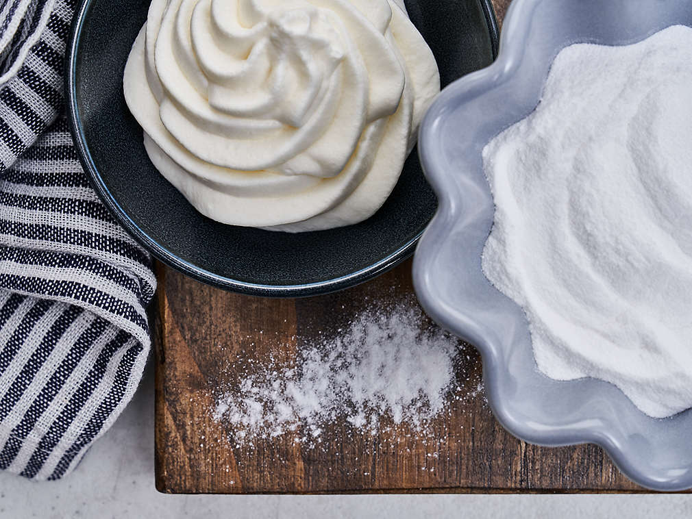 Ztužovač šlehačky v detailním pohledu