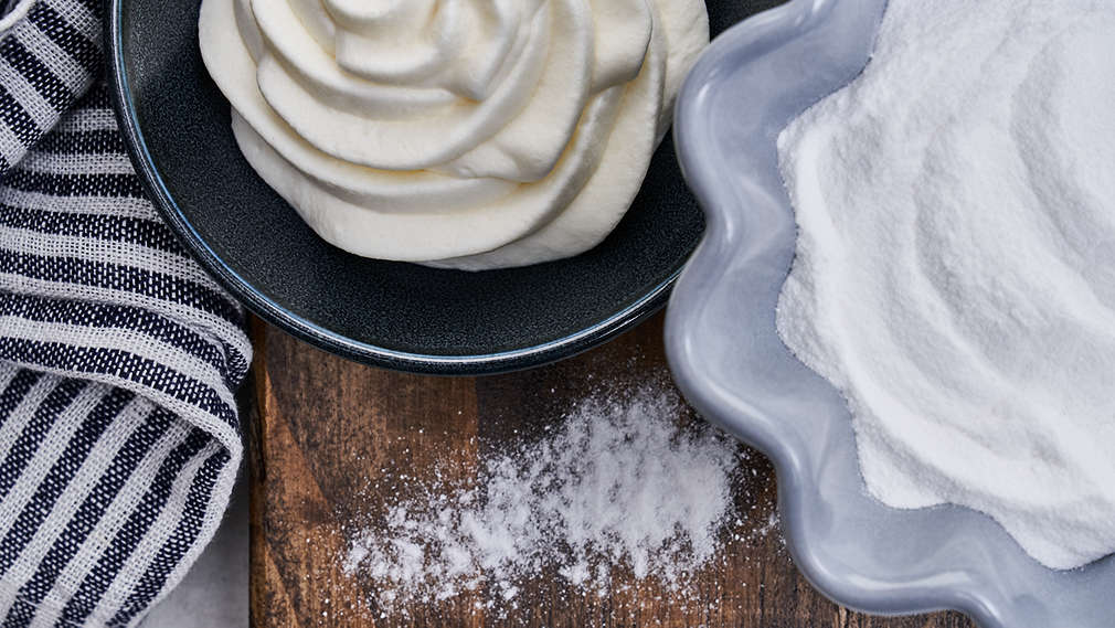 Imagine cu întăritor de frișcă