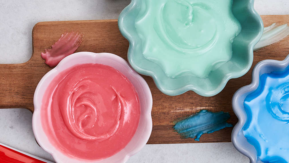 Imagine cu colorant alimentar