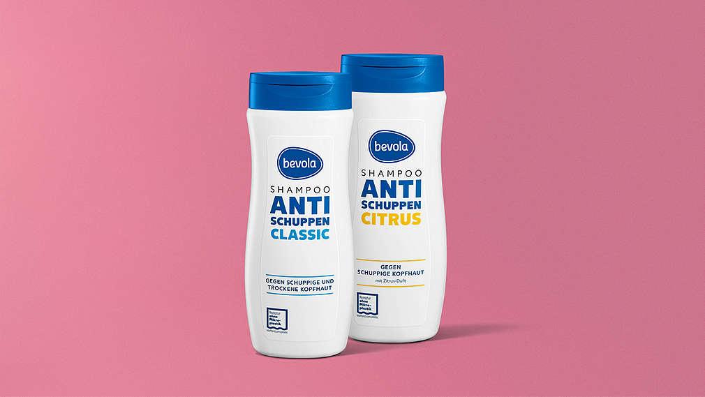 Our anti-dandruff shampoos from bevola®