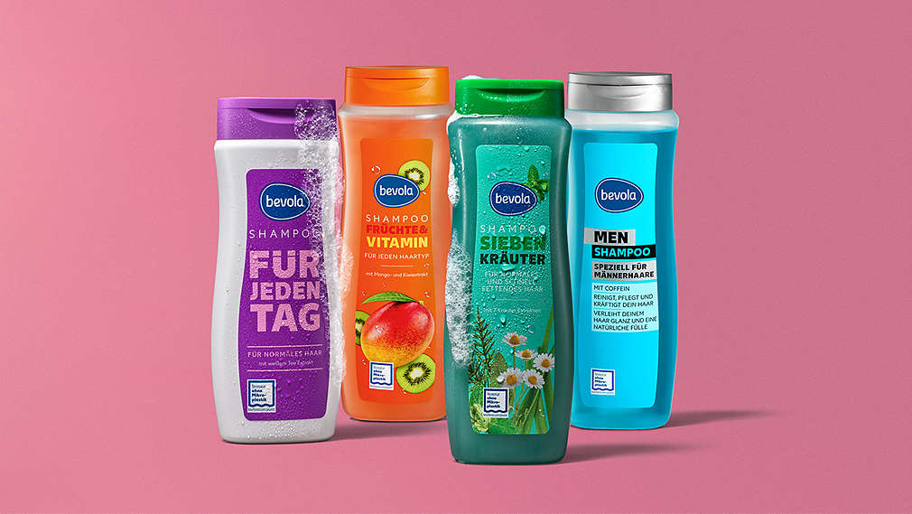 Our bevola® shampoos for normal hair