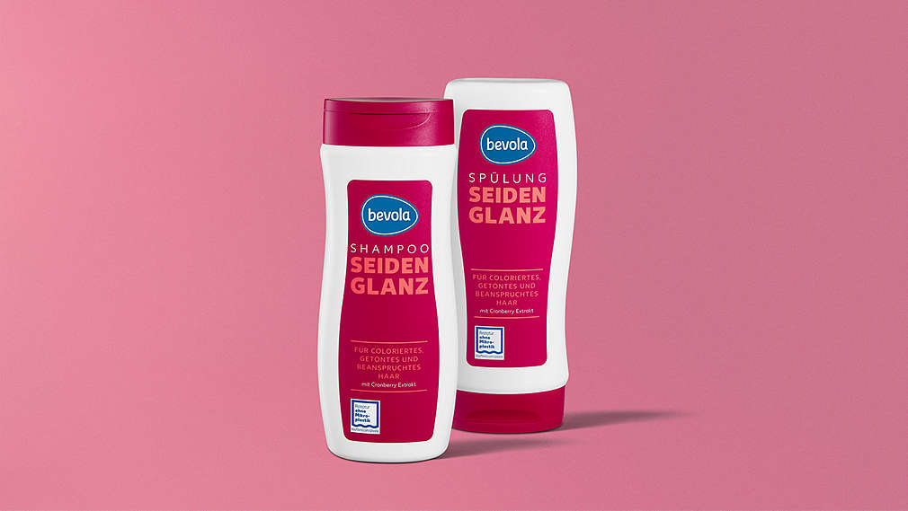 Our care series for shiny hair from bevola®