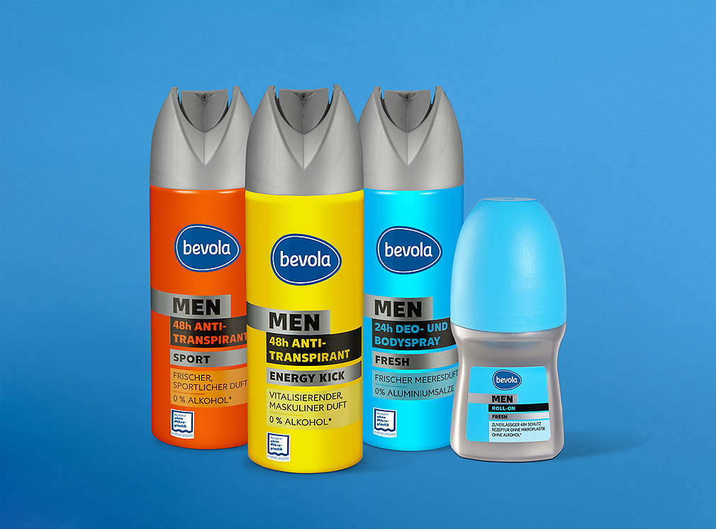 Our men deodorants from bevola®