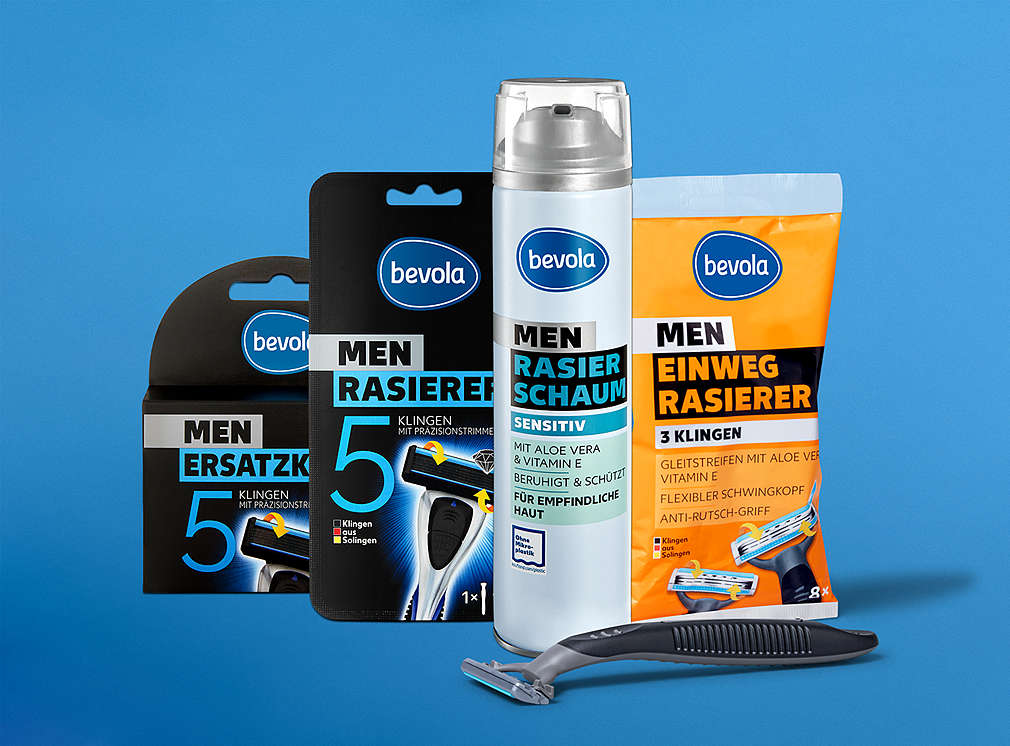 Holiace produkty pre mužov značky bevola®