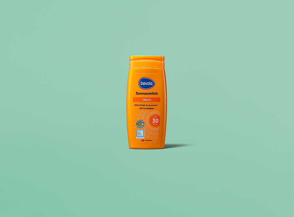 bevola® sun milk with sun protection factor 30