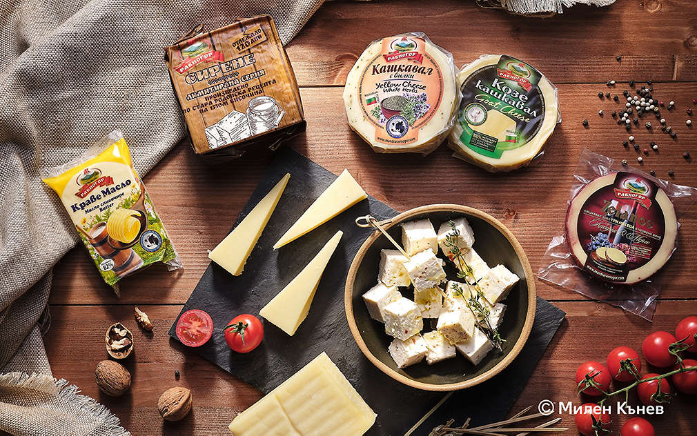 Изображение на различни месни продукти с марка "Равногор"