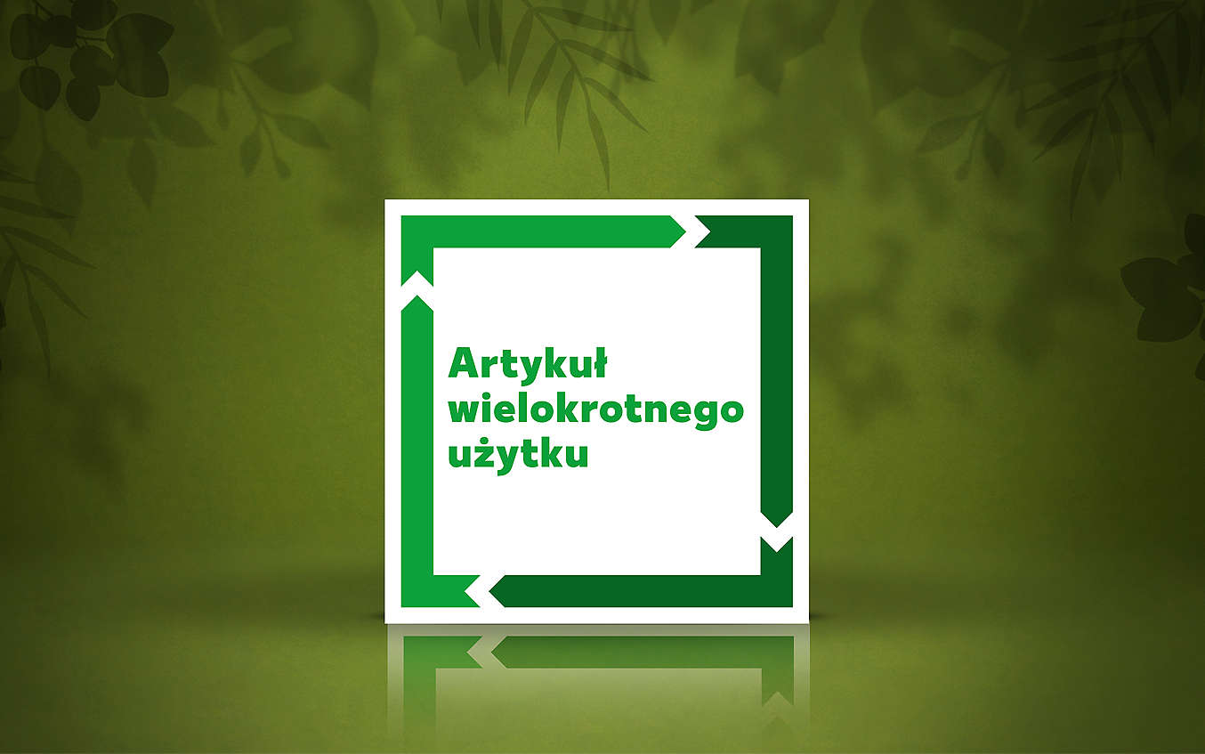 Logo Kaufland „Artykuł wielokrotnego użytku“