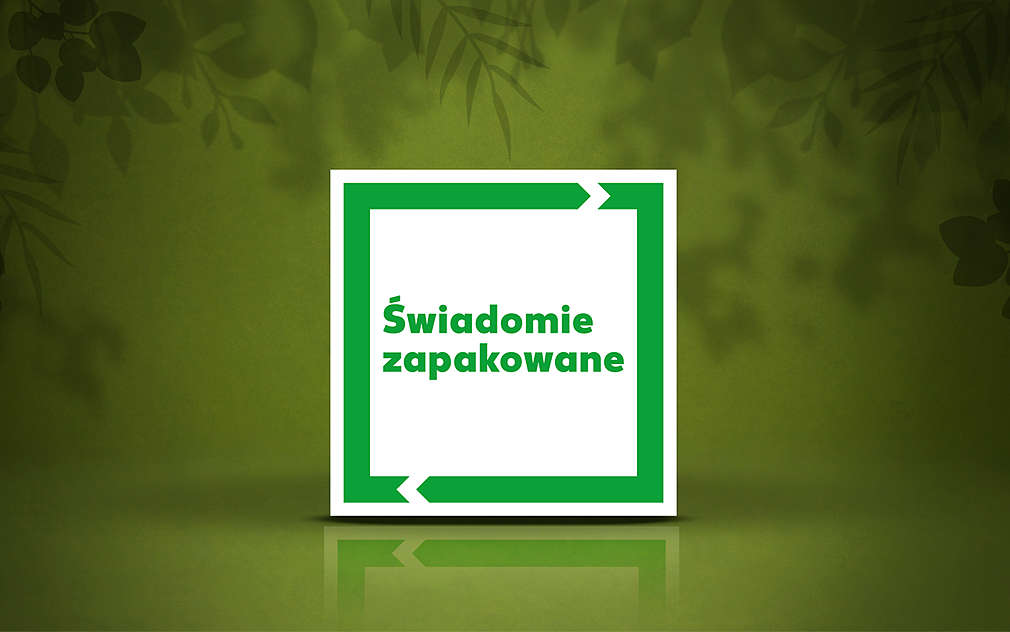 Logo Kaufland „Świadomie zapakowane“