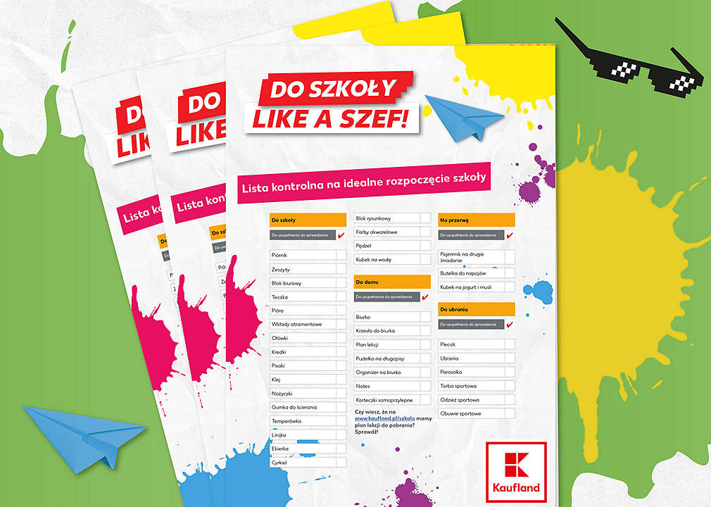 Pobierz listę kontrolną zakupów przed początkiem szkoły.