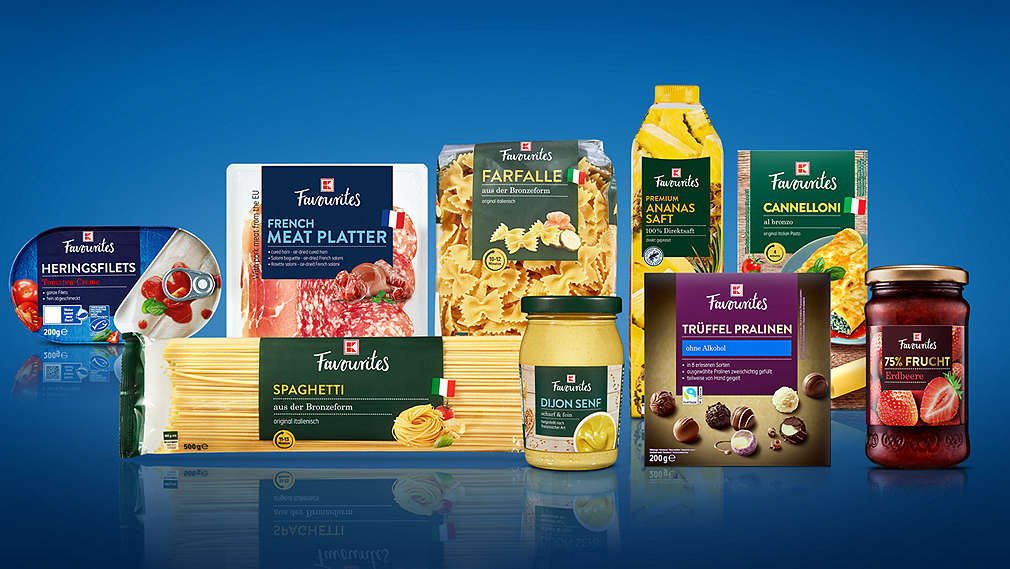 Mnoštvo K-Favourites proizvoda