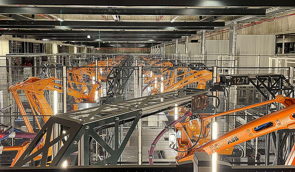 Abbildung: Automatische Kommissionieranlage in Kaufland-Filiale in Geisenfeld