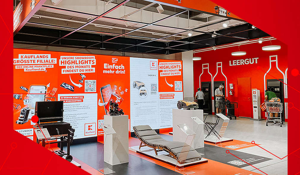 Abbildung: Erster Showroom von Kaufland-Marktplatz