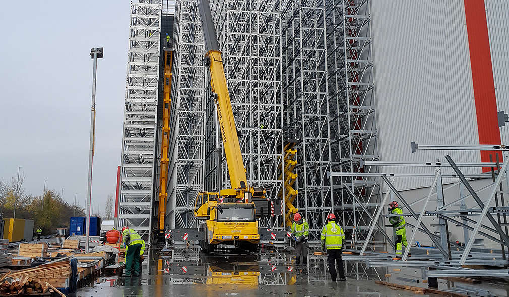 Abbildung: Hochregallager in Goslar