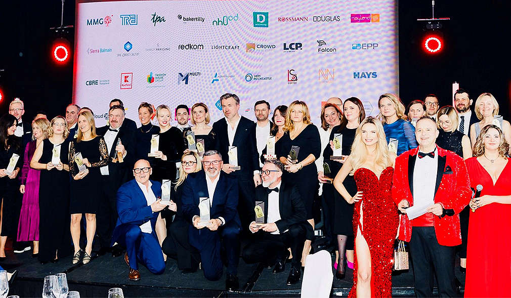 Abbildung: Preisverleihung bei den 16. CEE Retail Awards in Warschau