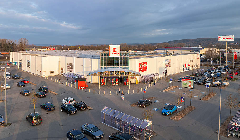 Abbildung: Kaufland-Filiale in Hallstadt